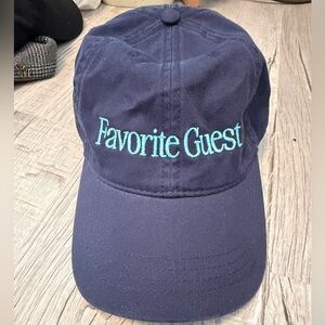 Navy 'Favorite Guest' Embroidered Baseball Cap